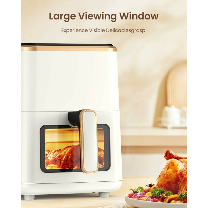 5.3Qt Air Fryer with Viewing Window & Smart Touchscreen