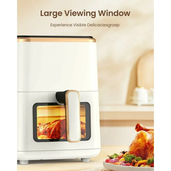 5.3Qt Air Fryer with Viewing Window & Smart Touchscreen