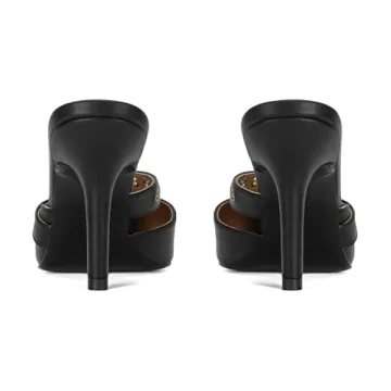 Chic and Comfortable Dsevht Black Kitten Heels for Women