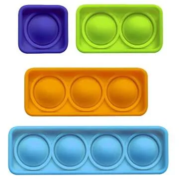 Junior Learning Number Rod Bubble Boards Pop and Learn, Learn to Count Out Numbers, Math and Sensory...