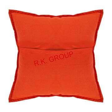 Radhy Krishna Mirror Embroidered Cushion Cover 16X16