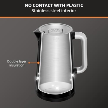 KRUPS Smart Temp Kettle with 5 Temperature Settings