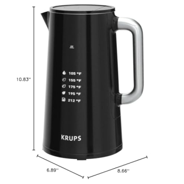 KRUPS Smart Temp Kettle with 5 Temperature Settings