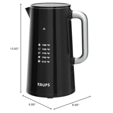KRUPS Smart Temp Kettle with 5 Temperature Settings