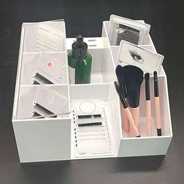 Stylish Supplies Storage Case for Beauty Tools Organizer
