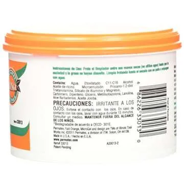 Permatex 33013 Fast Orange Smooth Cream Hand Cleaner, 14 oz., 14 Ounce