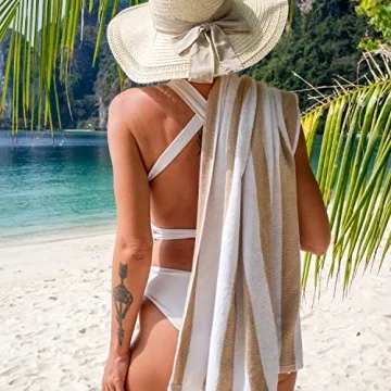 Cali Cabana Beach Towels - Stylish Soft Cotton Set of 4