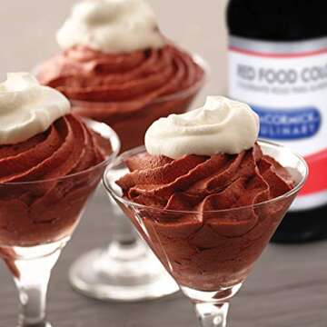 McCormick Culinary Red Food Coloring, 32 fl oz - One 32 Fluid Ounce Bottle of Red Food Dye With Rich Red Color Perfect for Red Velvet Cakes, Frosting, Icing, Cookies and More