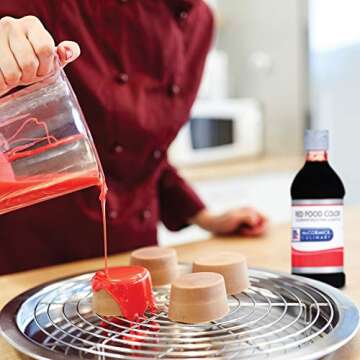 McCormick Culinary Red Food Coloring, 32 fl oz - One 32 Fluid Ounce Bottle of Red Food Dye With Rich Red Color Perfect for Red Velvet Cakes, Frosting, Icing, Cookies and More