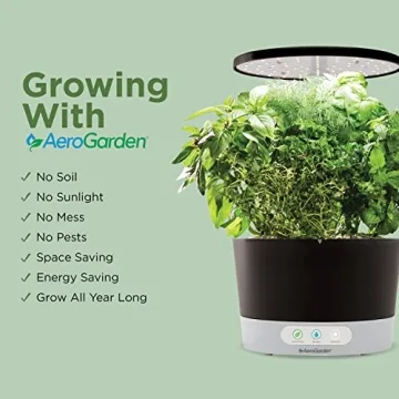 AeroGarden Harvest 360 Indoor Garden System with LED Grow Light