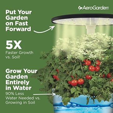 AeroGarden Harvest 360 Indoor Garden System with LED Grow Light