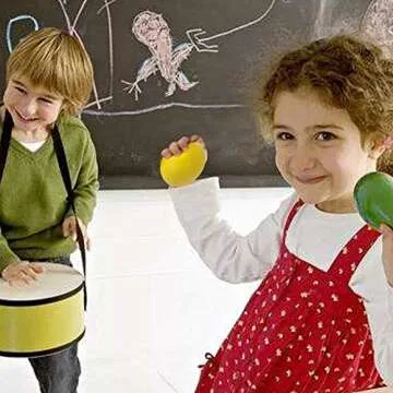 EVNEED 40 Pcs Colorful Egg Shakers for Kids Music Fun