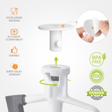 Aieve 4 Pack Stand Mixer Attachment Holders Compatible with Kitchenaid Mixer Accessories