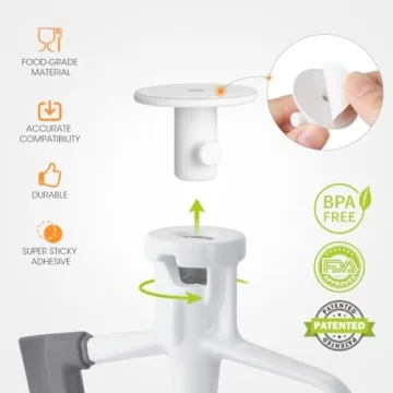 Aieve 4 Pack Stand Mixer Attachment Holders Compatible with Kitchenaid Mixer Accessories