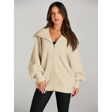 EFAN Oversized Fall Jackets for Women - Trendy Hoodies