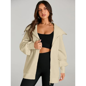 EFAN Oversized Fall Jackets for Women - Trendy Hoodies