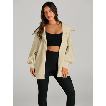 EFAN Oversized Fall Jackets for Women - Trendy Hoodies