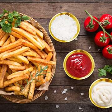 Amytalk 12 Pack Stainless Steel Sauce Dishes for All