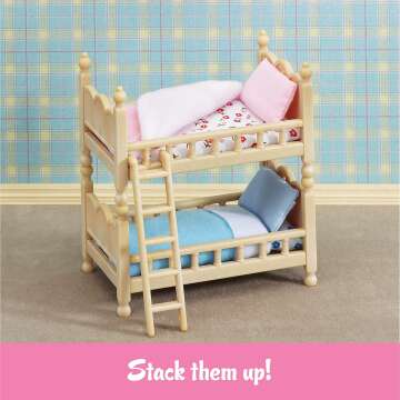 Calico Critters Bunk Beds and Dollhouse Furniture