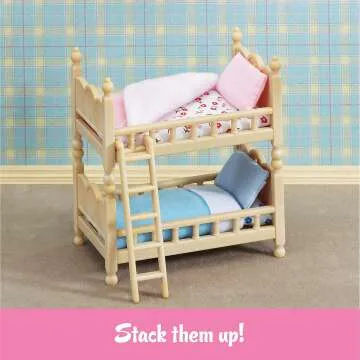 Calico Critters Bunk Beds and Dollhouse Furniture