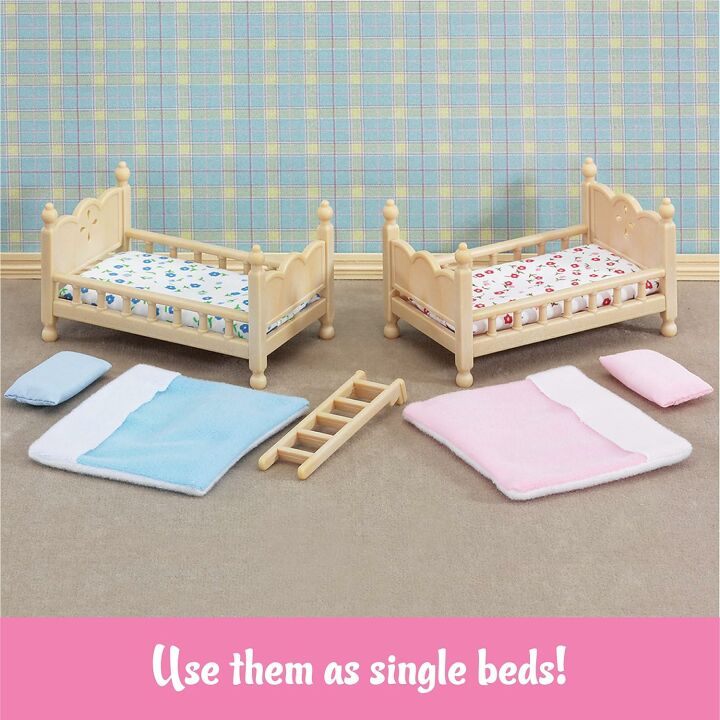 Calico Critters Bunk Beds and Dollhouse Furniture