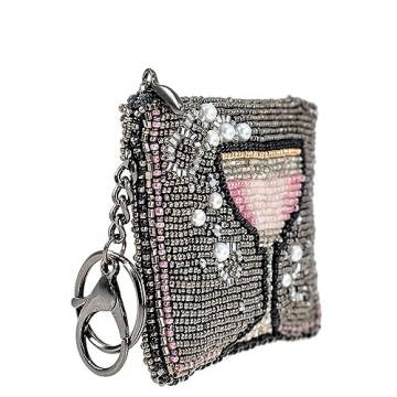 Mary Frances Pink Champagne Coin Purse for Every Occasion