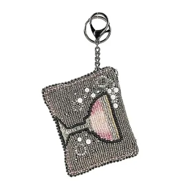 Mary Frances Pink Champagne Coin Purse for Every Occasion
