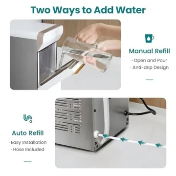 Gevi Nugget Ice Maker | Countertop Self-Cleaning