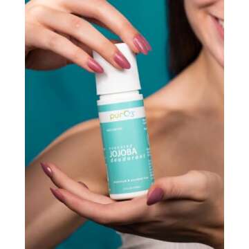 PurO3 Organic Jojoba Oil Deodorant - Vegan & Natural