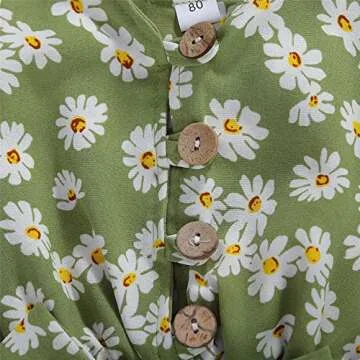 FYBITBO Toddler Floral Halter Romper Jumpsuit Outfit