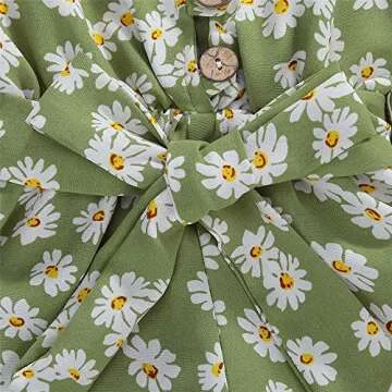 FYBITBO Toddler Floral Halter Romper Jumpsuit Outfit