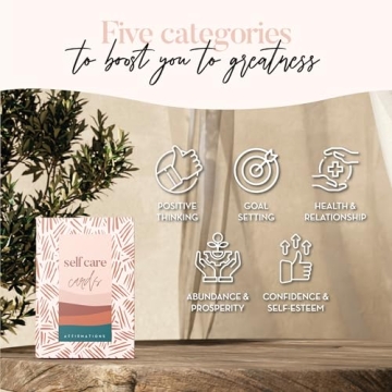 Astralux 52 Positive Affirmation Cards for Women - Daily Motivational and Inspirational Cards for Mindfulness, Meditation and Stress Relief