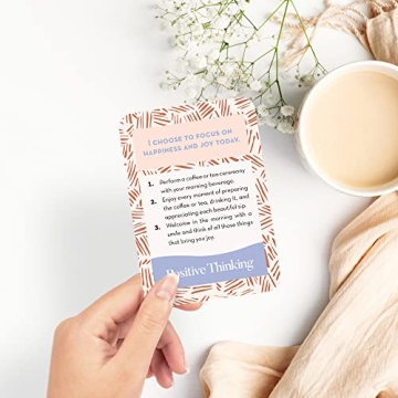 Astralux 52 Positive Affirmation Cards for Women - Daily Motivational and Inspirational Cards for Mindfulness, Meditation and Stress Relief