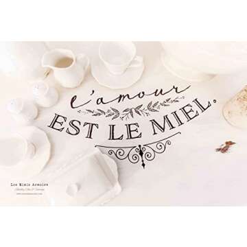 Prima Marketing L'Amour Est Le Miel Redesign Transfer Home Décor, Multi color
