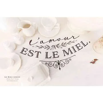 Prima Marketing L'Amour Est Le Miel Redesign Transfer Home Décor, Multi color