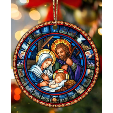 Nativity Scene Christmas Ornaments - Perfect Christian Gifts