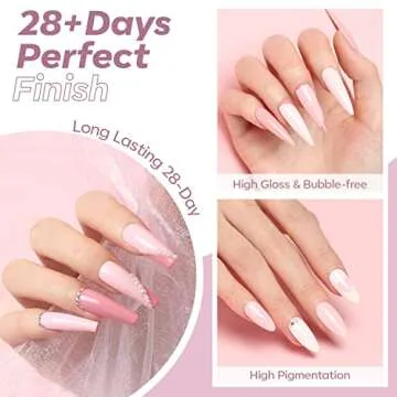 Modelones Poly Gel Nail Kit Complete 6 Color Set