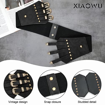 XIAOWU Renaissance Corset Belt - Stylish Leather Waist Accessory