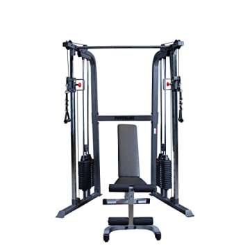 Body-Solid Powerline (PFT100) Cable Crossover Exercise Machine for Home & Commercial Gym, Functional...