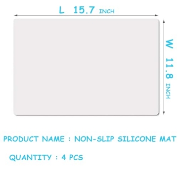 Silicone Craft Mats Non-Slip & Heat Resistant | 11.8x15.7In