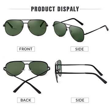 Stylish SORVINO Oversized Aviator Sunglasses for Everyone