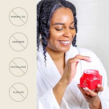 TPH by Taraji After Dark Overnight Hair Mask with Grapeseed Oil, 8 fl oz - Nourishing Repair for Dry Damaged Hair, Helps Reduce Breakage for All Hair Textures, Cruelty Free, Vegan for Women & Men