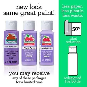 Apple Barrel Acrylic Paint, Green Turquoise 2 fl oz Classic Matte Acrylic Paint For Easy To Apply DI...