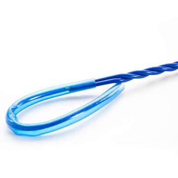 PENN-PLAX (QN4) Quick-Net Aquarium Fish Net – Durable, Strong, and Safe – Color May Vary (Blue, Red, or Green) – 4” x 3” Net – 10” Handle