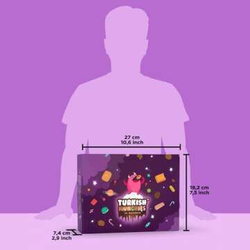 Maxi International Snack Box | Premium Exotic Foreign Snacks | Unique Snack Food Gifts Included | Try Extraordinary Turkish Snacks | Candies from Around the World | 21 Full-Size Snacks