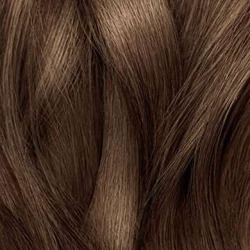 IGK Permanent Hair Color Kit | 7 N Latte - Dark Natural Brown | 100% Gray Color Coverage + Strengthen + Shine | Ammonia Free