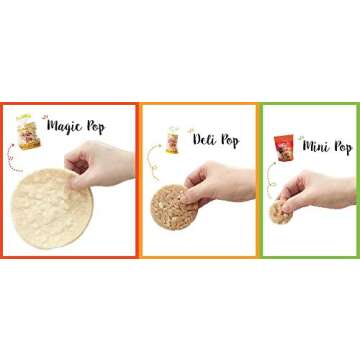 Kim’s Deli Pop Rice Cakes | Original, Whole Wheat, Cinnamon | Keto, Paleo, Multigrain, Natural, Ve...