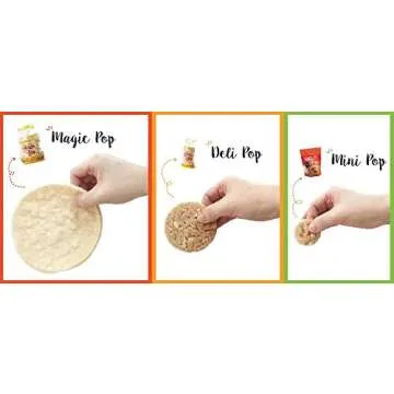 Kim’s Deli Pop Rice Cakes | Original, Whole Wheat, Cinnamon | Keto, Paleo, Multigrain, Natural, Ve...