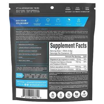 Keto S1000 Electrolyte Powder | Keto & Paleo Friendly