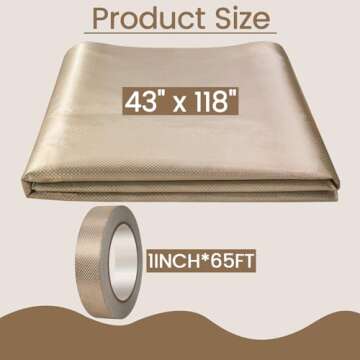 Dingbaayee Faraday Fabric for EMF Protection and Privacy